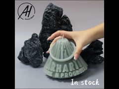 Nến thơm đậu nành bằng gốm không chì 230g 6 * 6 * 10cm