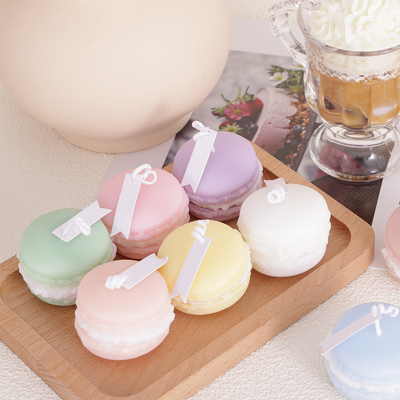 Nhãn hiệu riêng Fruit Aroma Mini Soy Wax Macaron Nến thủ công cho phòng tắm
