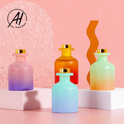 Trang trí nội thất Nước hoa Gradient Essence Oil Aroma Reed Diffuser With Box