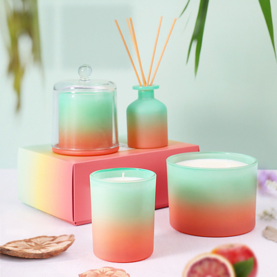 Còn hàng Handmade Custom Pink Gradient Color Bộ quà tặng nến thơm trang trí
