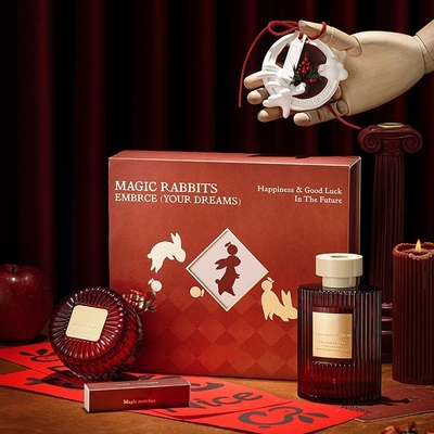 Rabbit Reed Diffuser Máy làm mát không khí Nến thơm Sáp treo Dầu thơm tự nhiên