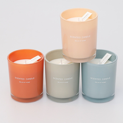 Aroma Home OEM Sáp đậu nành Tùy chỉnh in thủy tinh Nến thơm