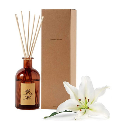 Bộ khuếch tán hương thơm hổ phách được cá nhân hóa Sậy lớn 120ml cho phòng