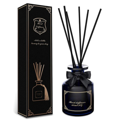 Cá nhân hóa màu đen 100ml Aroma Reed Diffuser Không độc hại Bạch đàn