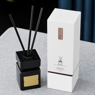 Dầu thơm sang trọng Chai thủy tinh đen Reed Diffuser 100ml