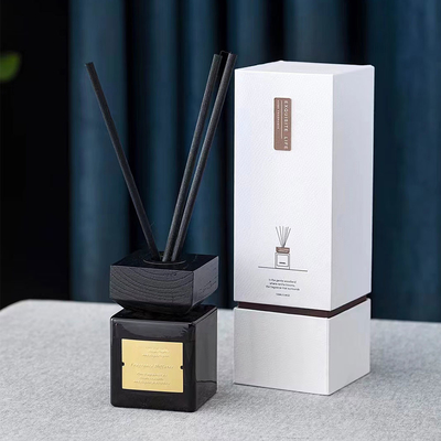 Dầu thơm sang trọng Chai thủy tinh đen Reed Diffuser 100ml