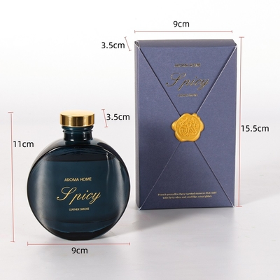 Trang trí thanh lịch cổ điển Chai thủy tinh Máy khuếch tán sậy 100ml có hộp quà tặng