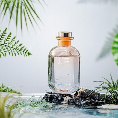 Chai thủy tinh tùy chỉnh Tinh dầu thơm Thanh rõ ràng Máy khuếch tán sậy hộ gia đình