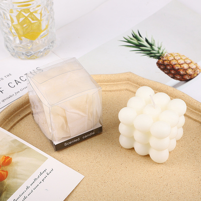 AROMA HOME Cube Cube Ball Shape Macarons Màu Nến chạm khắc thơm cho đám cưới