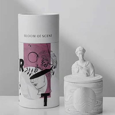Nến thơm thủ công thạch cao David Plaster Hương thơm Gardenia cho Giáng sinh