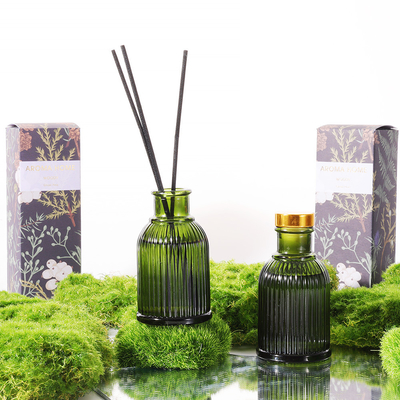 Nước hoa chai thủy tinh Reed Diffuser Nhãn hiệu riêng 100ml có nắp kim loại vàng