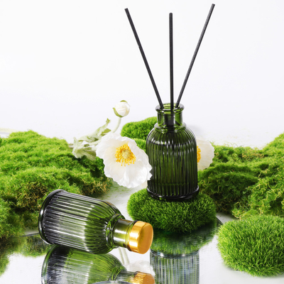 Nước hoa chai thủy tinh Reed Diffuser Nhãn hiệu riêng 100ml có nắp kim loại vàng