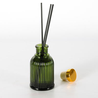 Nước hoa chai thủy tinh Reed Diffuser Nhãn hiệu riêng 100ml có nắp kim loại vàng
