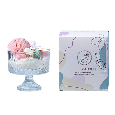 HƯƠNG THƠM NHÀ Bán Sỉ Độc Đáo Kem Nến Thơm Trang Trí Nhà Thủy Tinh Thủ Công Nến sáp đậu nành Quà Tặng Giáng Sinh