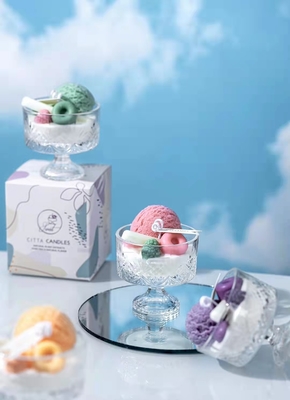 HƯƠNG THƠM NHÀ Bán Sỉ Độc Đáo Kem Nến Thơm Trang Trí Nhà Thủy Tinh Thủ Công Nến sáp đậu nành Quà Tặng Giáng Sinh
