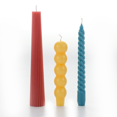 Aroma Home Nến thon không đều Handmade Sáp đậu nành hình nón nghệ thuật Nến thơm để trang trí nhà cửa