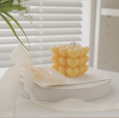HƯƠNG THƠM HOME INS OEM Khối Lập Phương Hình Học Rubik Hương Sáp Đậu Nành Cube Bong Bóng Nến Nến Thơm Trang Trí Nhà Cửa