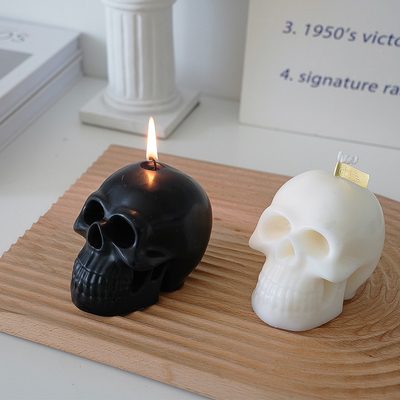 Trang trí nhà sáng tạo Halloween Sáp đậu nành Handmade Skull Nến thơm
