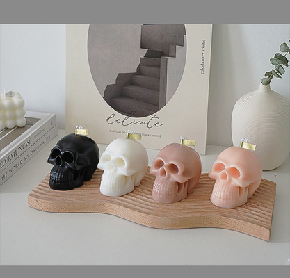 Trang trí nhà sáng tạo Halloween Sáp đậu nành Handmade Skull Nến thơm