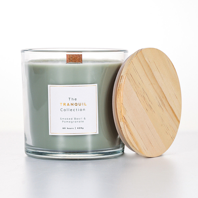 Handmade White Barn Vanilla Sage Kính ngoài trời Nến sáp đậu nành thơm cho gia đình