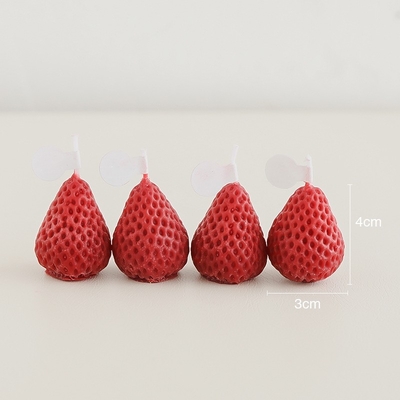 Dâu đỏ hồng Sáp đậu nành Khắc nến thơm Nhà thơm Handmad