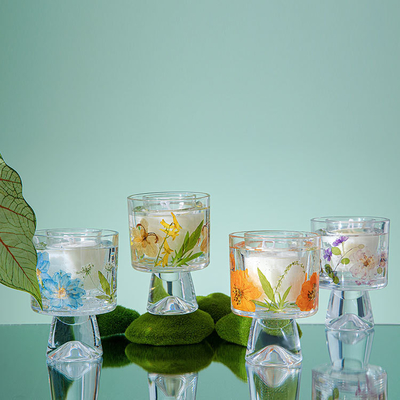 Velas Healing Hoa bất tử Ly thủy tinh Nến thơm nến thơm có túi