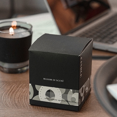 AROMA HOME Cà Phê Đen Cao Cấp Lọ Thủy Tinh Nến Thơm Sáp Đậu Nành