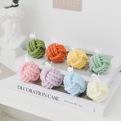 Nhãn hiệu riêng tùy chỉnh Mini Fancy White Scented Soy Candle Scentscrew Nến hữu cơ