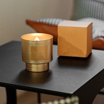 Sáp đậu nành Tin Can Candle Black Frosted Ceramic Cup Wilder Light Hương liệu
