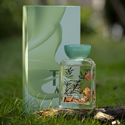Bộ nắp nhựa tinh dầu 140ml Túi đựng nước hoa tươi Máy khuếch tán sậy có hoa hồng