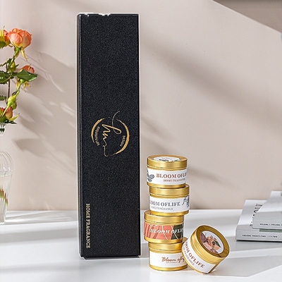 Bộ Quà Tặng Nến Decor Jar 100% Sáp Đậu Nành Du Lịch Thiếc Nến Thơm 5 Cái/bộ