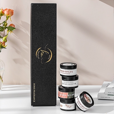 Bộ Quà Tặng Nến Decor Jar 100% Sáp Đậu Nành Du Lịch Thiếc Nến Thơm 5 Cái/bộ