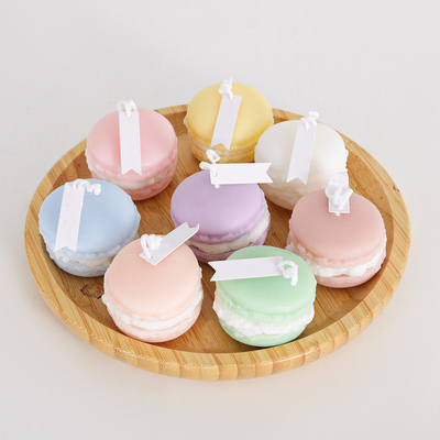Nhãn hiệu riêng Fruit Aroma Mini Soy Wax Macaron Nến thủ công cho phòng tắm