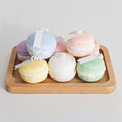 Nhãn hiệu riêng Fruit Aroma Mini Soy Wax Macaron Nến thủ công cho phòng tắm