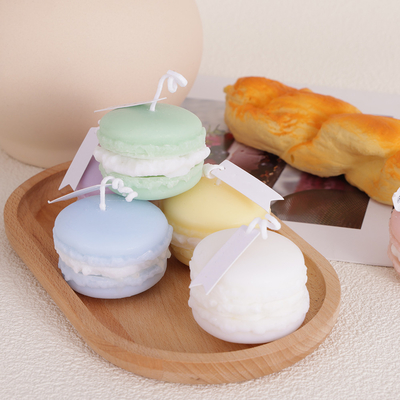 Nhãn hiệu riêng Fruit Aroma Mini Soy Wax Macaron Nến thủ công cho phòng tắm