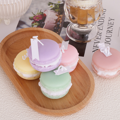 Nhãn hiệu riêng Fruit Aroma Mini Soy Wax Macaron Nến thủ công cho phòng tắm