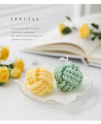 Spot Tự làm hương liệu thủ công Nến len nhỏ Sợi bóng hình nến nghệ thuật