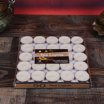 Nến Thơm Sáp Đậu Nành Tealight Hình Trái Tim Không Khói 50 Cái