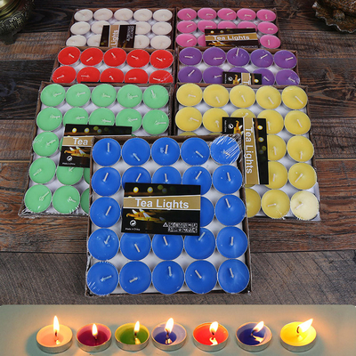 Nến Thơm Sáp Đậu Nành Tealight Hình Trái Tim Không Khói 50 Cái