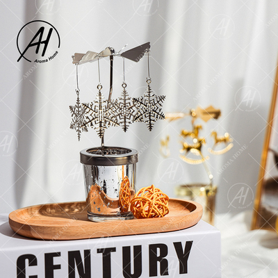 Người giữ nến quay Hươu xoay Chân nến lãng mạn Đèn ngựa chạy nước kiệu cho gia đình