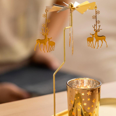 Lọ thủy tinh Nến thơm Nến thơm Hương liệu Nhãn hiệu riêng Geometry Merry Go Round