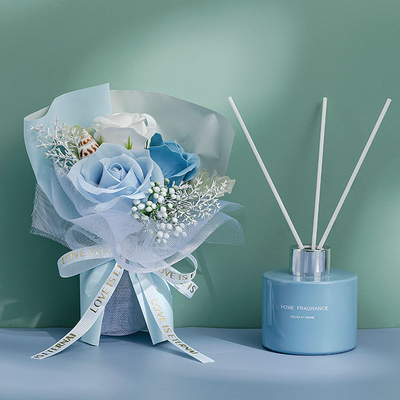 Tinh dầu Scent Stick Flower Chai thủy tinh Deodorant Air Fresher Reed Diffuser
