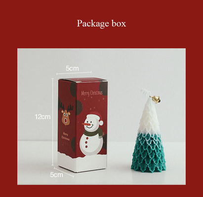 AROMA HOME Bán buôn Hình dạng cây Giáng sinh sang trọng Hình dạng nến thơm sáp đậu nành mới lạ