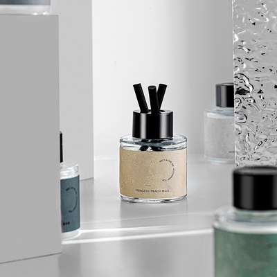 Máy khuếch tán không khí bằng chai thủy tinh thơm 50ml với thảm chống trượt bằng silicon