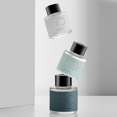 Máy khuếch tán không khí bằng chai thủy tinh thơm 50ml với thảm chống trượt bằng silicon