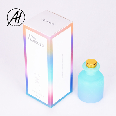 Trang trí nội thất Nước hoa Gradient Essence Oil Aroma Reed Diffuser With Box