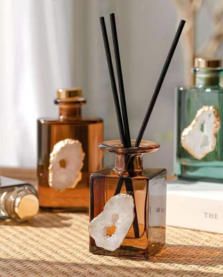 Bộ khuếch tán tinh dầu cây sậy AROMA HOME Amber Crystal 180ml cho phòng ngủ