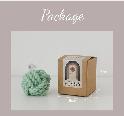 AROMA HOME Thiết kế bóng len tùy chỉnh Sợi len bóng nến hương liệu thô