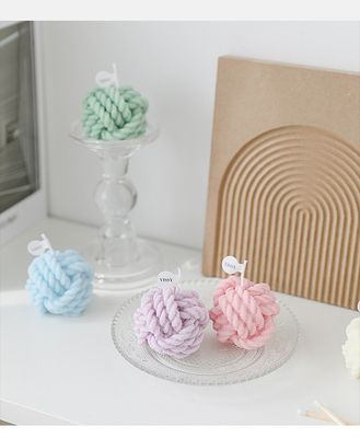 AROMA HOME Thiết kế bóng len tùy chỉnh Sợi len bóng nến hương liệu thô