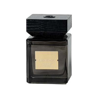 Square Luxury Black Glass Home Fragrance Reed Diffuser 500ml cho ngày lễ